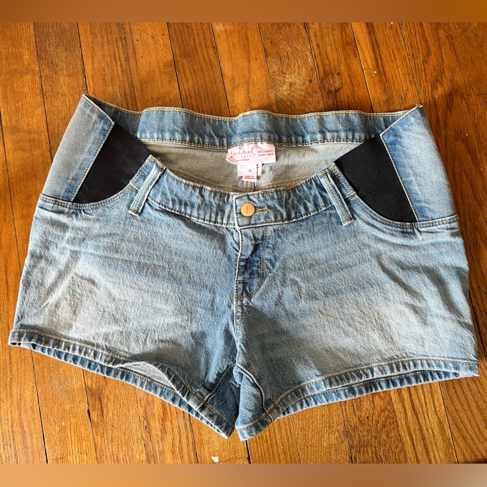 ISABEL MATERNITY MIDI SHORT SHORTS